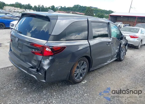 2025 Honda Odyssey Touring из США, поврежденный, VIN 5FNRL6H88SB063749